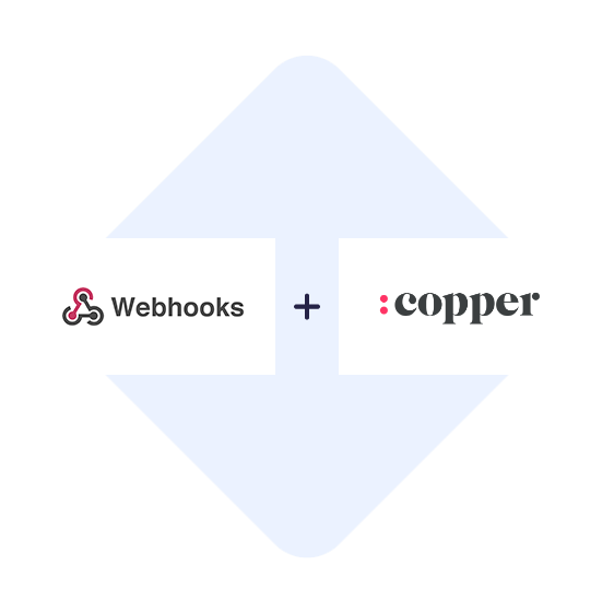 Verbinden Sie Webhooks mit Copper mit einem Klick