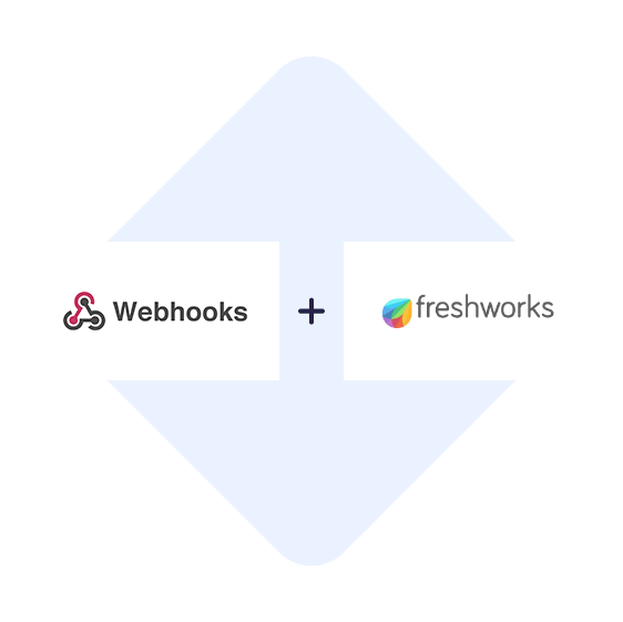 Verbinden Sie Webhooks mit Freshworks mit einem Klick