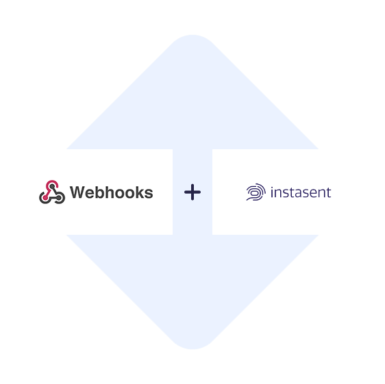 Verbinden Sie Webhooks mit Instasent mit einem Klick