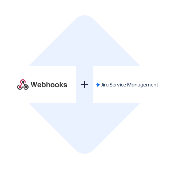 Verbinden Sie Webhooks mit Jira Service Management mit einem Klick
