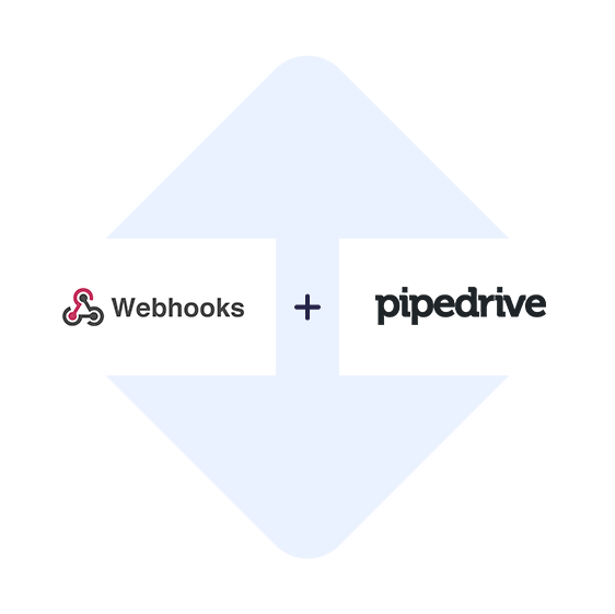 Verbinden Sie Webhooks mit Pipedrive mit einem Klick