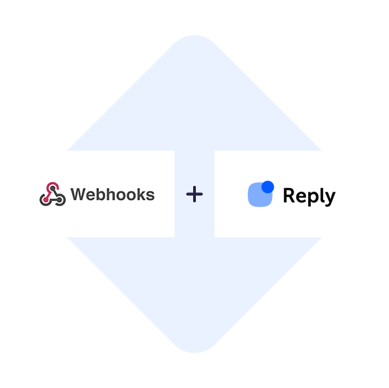 Verbinden Sie Webhooks mit Reply.io mit einem Klick