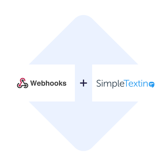 Verbinden Sie Webhooks mit SimpleTexting mit einem Klick