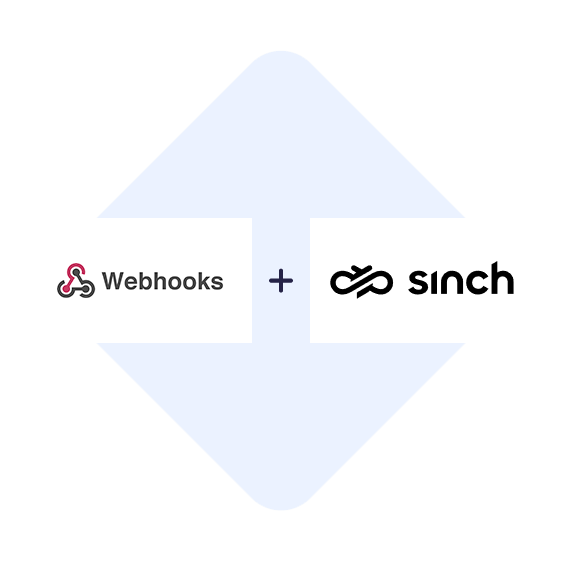 Verbinden Sie Webhooks mit Sinch mit einem Klick