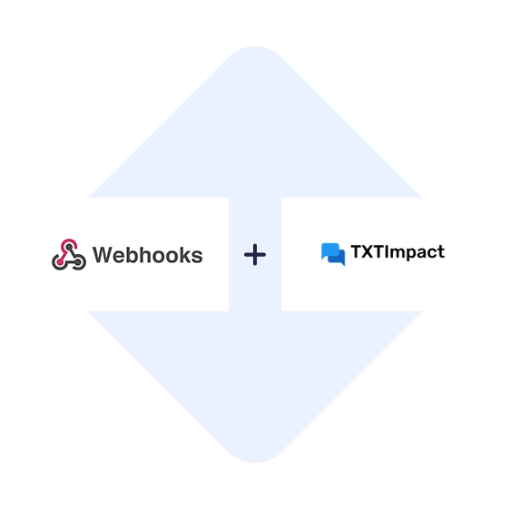 Verbinden Sie Webhooks mit TXTImpact mit einem Klick