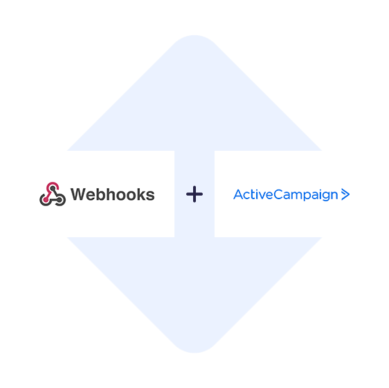 Connect Webhooks with ActiveCampaign in one click