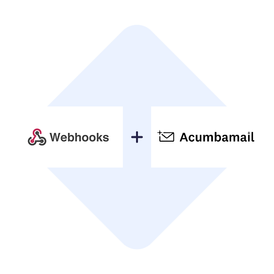 Connect Webhooks with Acumbamail in one click