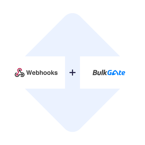 Connect Webhooks with BulkGate in one click