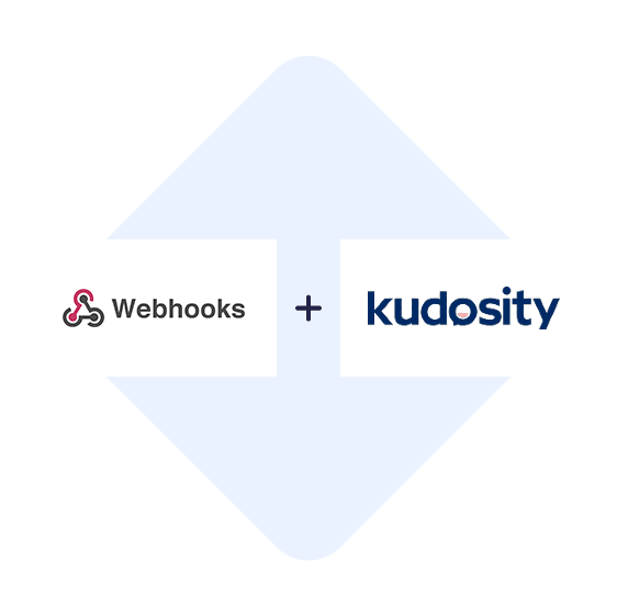 Connect Webhooks with Kudosity in one click