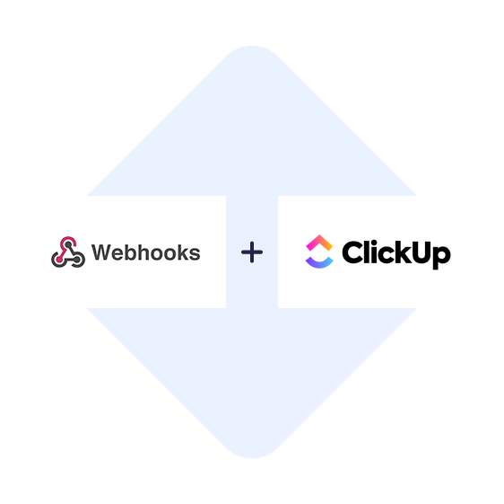 Connect Webhooks with ClickUp in one click