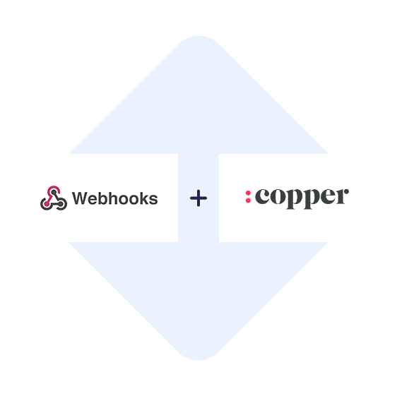 Connect Webhooks with Copper in one click