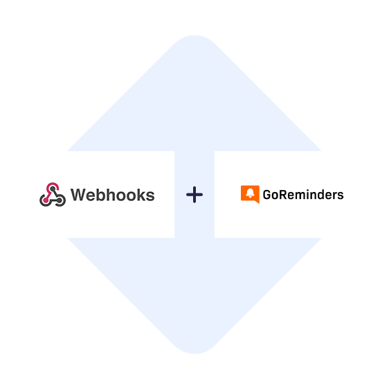 Connect Webhooks with GoReminders in one click