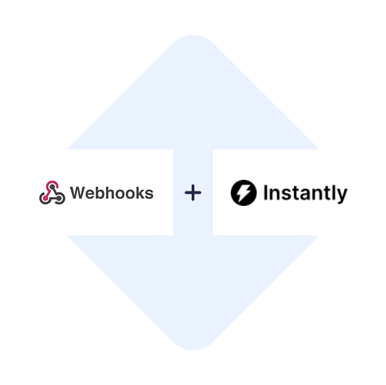 Connect Webhooks with Instantly in one click