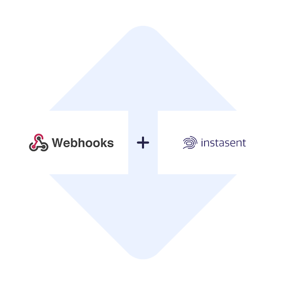 Connect Webhooks with Instasent in one click