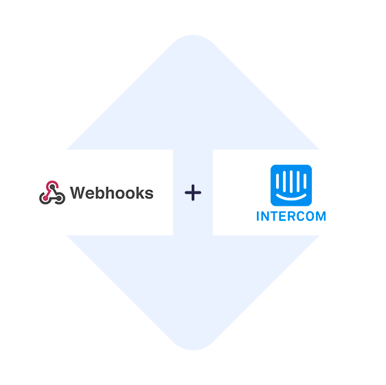 Connect Webhooks with Intercom in one click