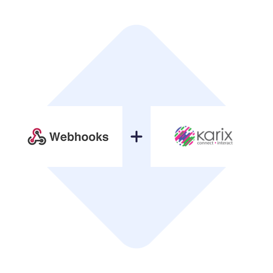 Connect Webhooks with Karix in one click