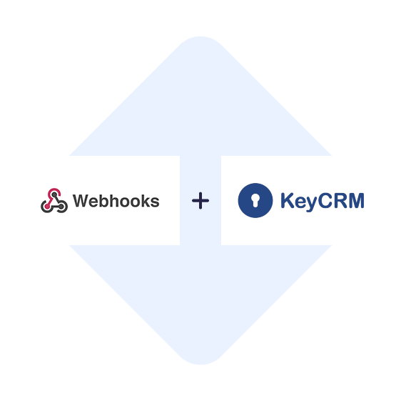 Connect Webhooks with KeyCRM in one click