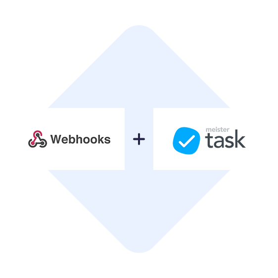 Connect Webhooks with MeisterTask in one click