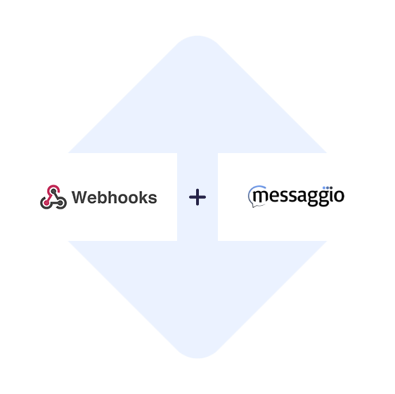 Connect Webhooks with Messaggio in one click