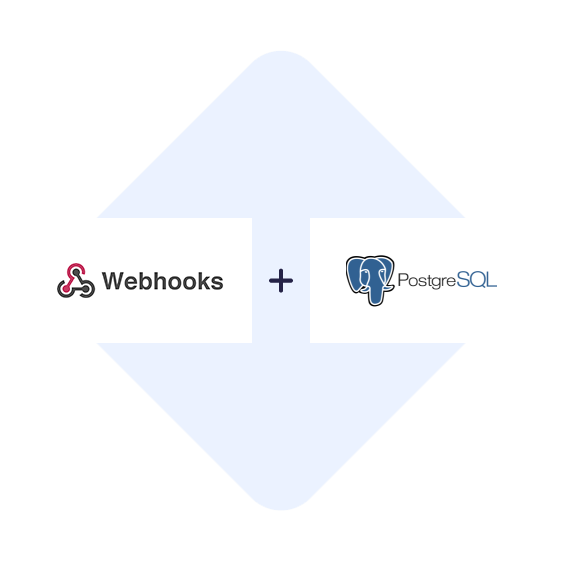 Connect Webhooks with PostgreSQL in one click