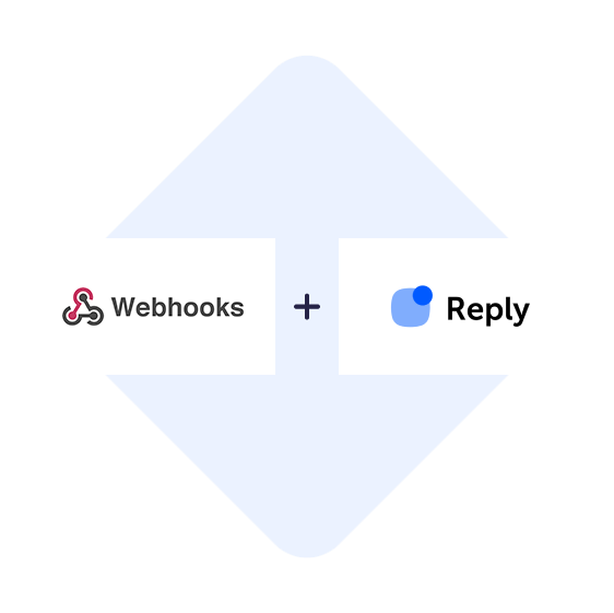 Connect Webhooks with Reply.io in one click