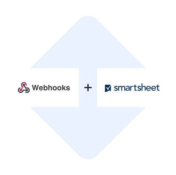 Connect Webhooks with Smartsheet in one click