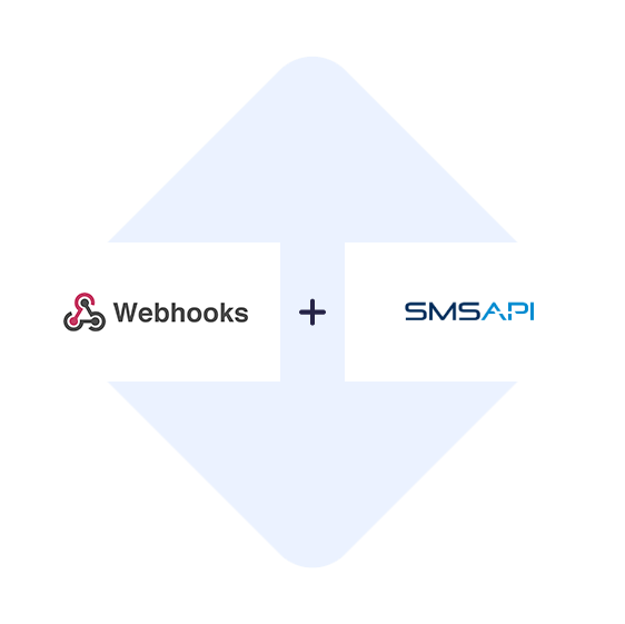 Connect Webhooks with SMSAPI in one click