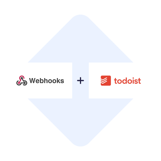 Connect Webhooks with Todoist in one click