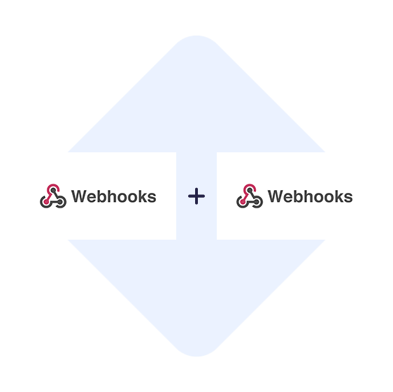 Connect Webhooks with Webhooks in one click