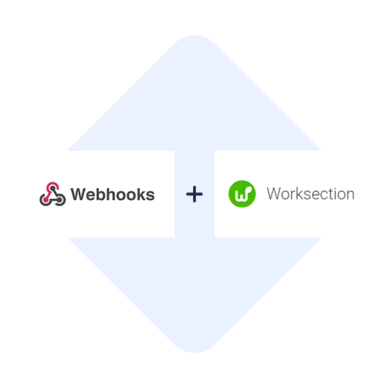 Connect Webhooks with Worksection in one click