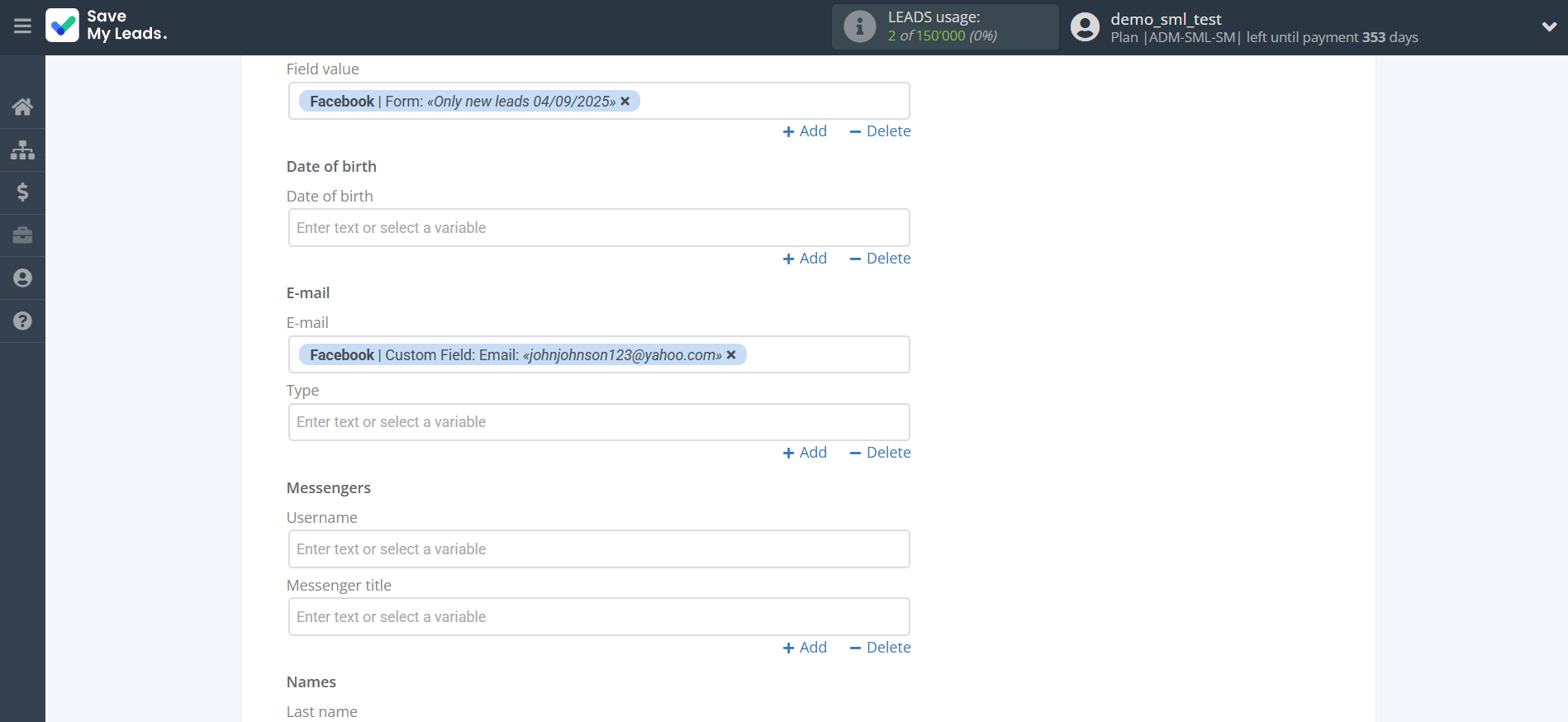 How to Connect Facebook with Google Contacts | Assigning fields How to Connect Facebook with Google Contacts | Assigning fields