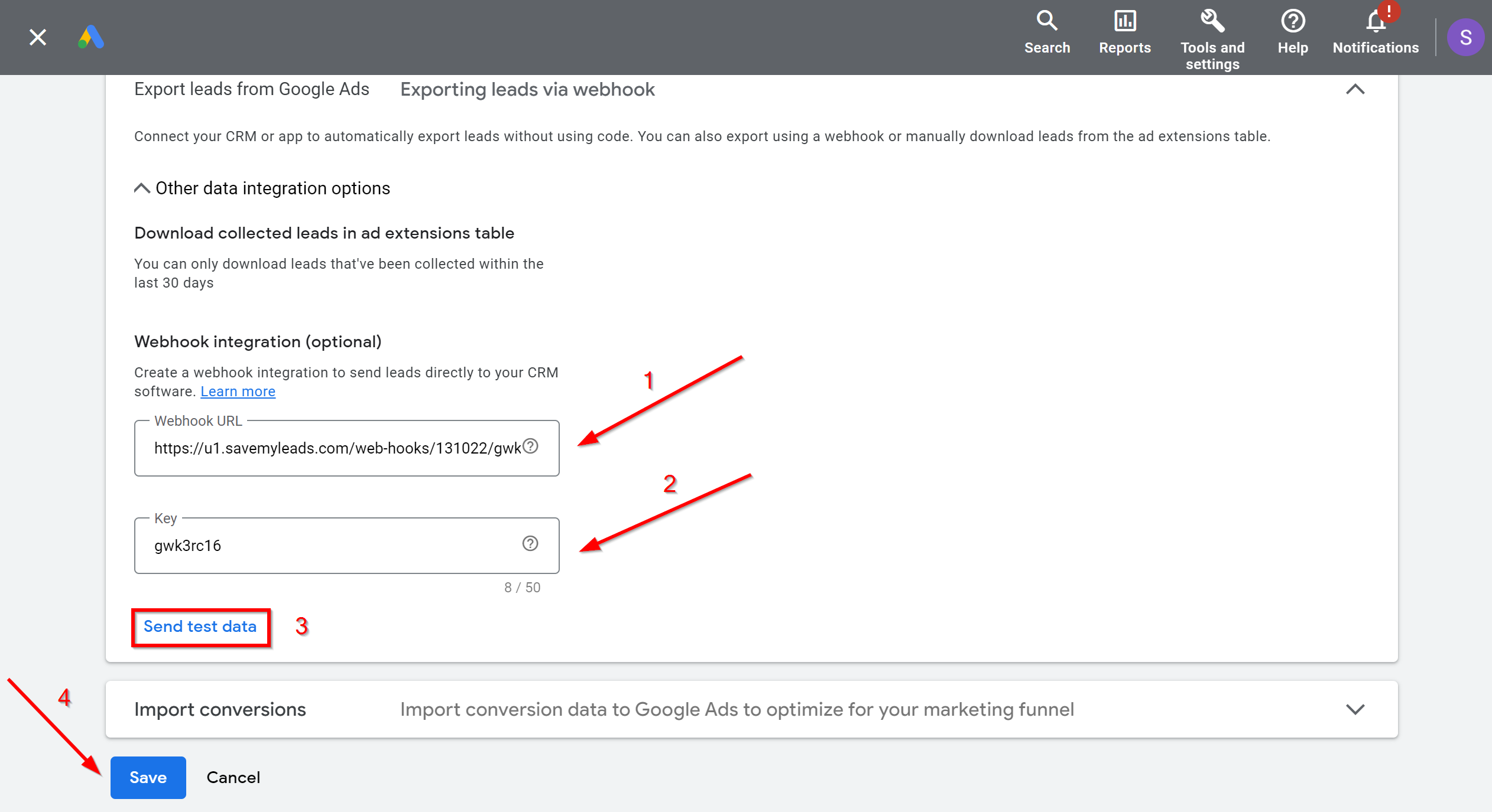 How to Connect Google Lead Form with SendGrid | Data Source account connection