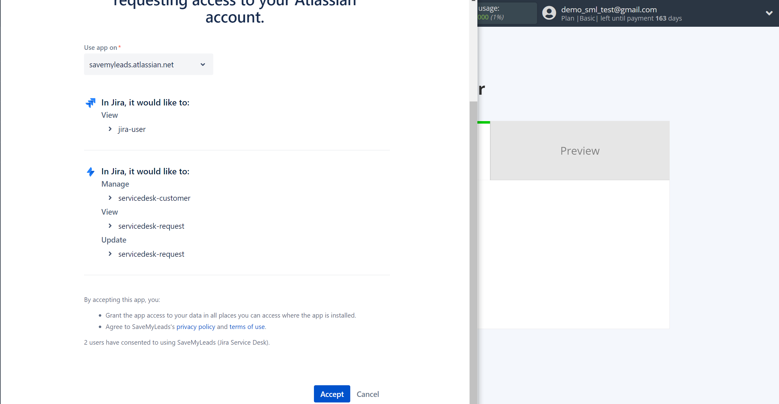 How to Connect TikTok with Jira Service&nbsp;Management | Data Destination account connection