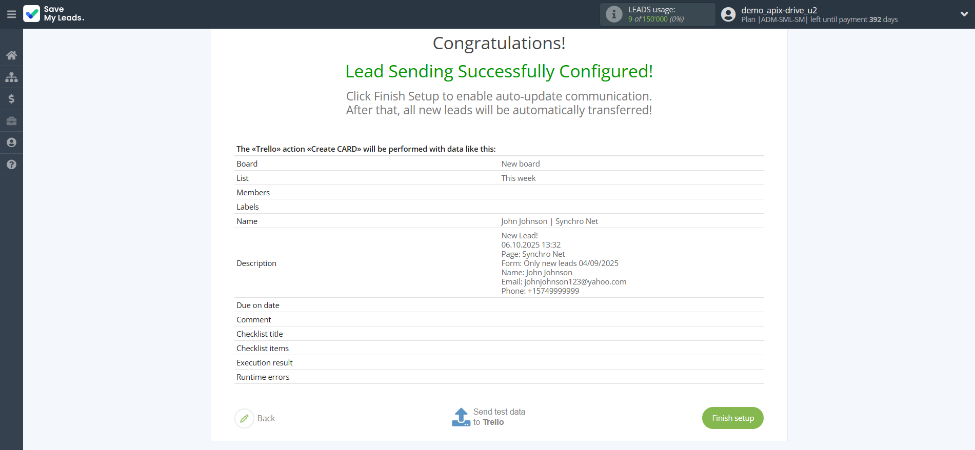 How to Connect Facebook with Trello | Test data How to Connect Facebook with Trello | Test data