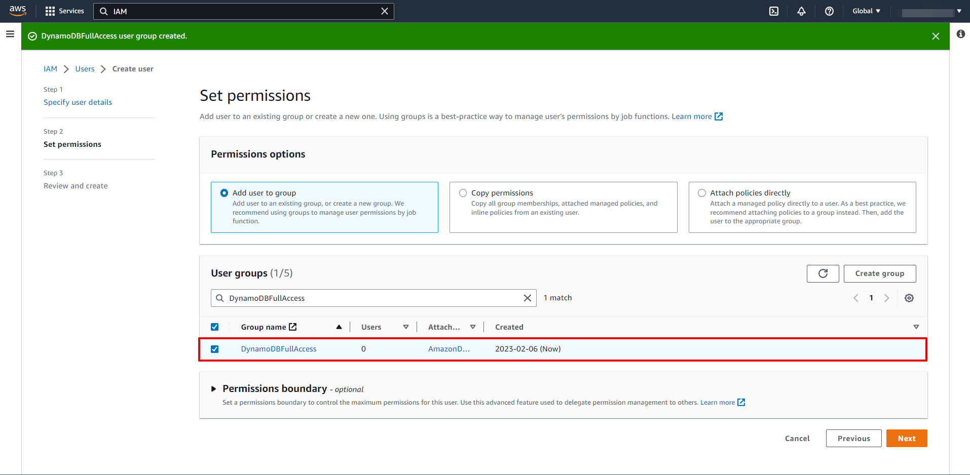 How to Connect Webhooks with Amazon DynamoDB | Data Destination account connection