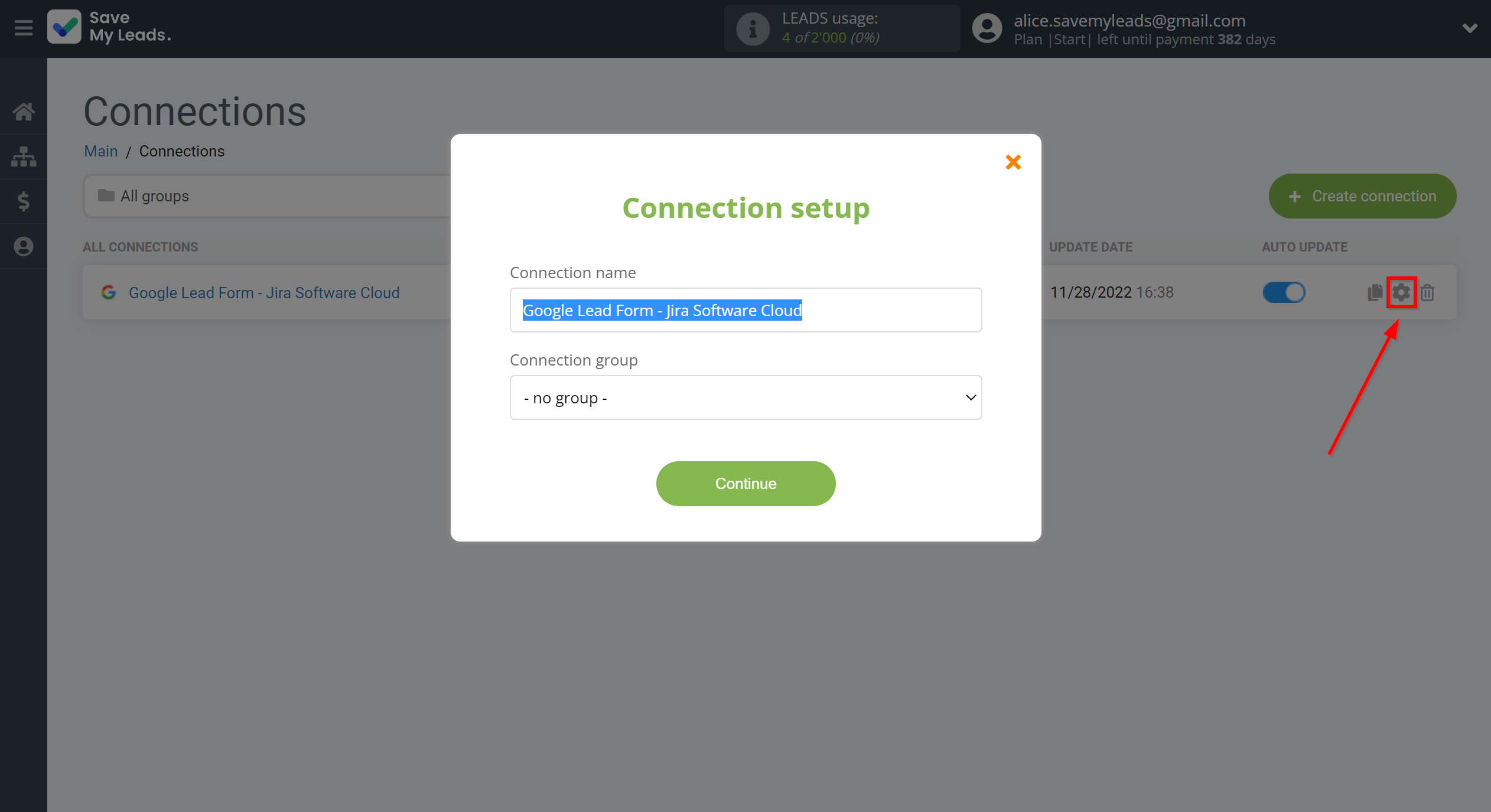 How to Connect Google Lead Form with Jira Software Cloud | Name and group connection