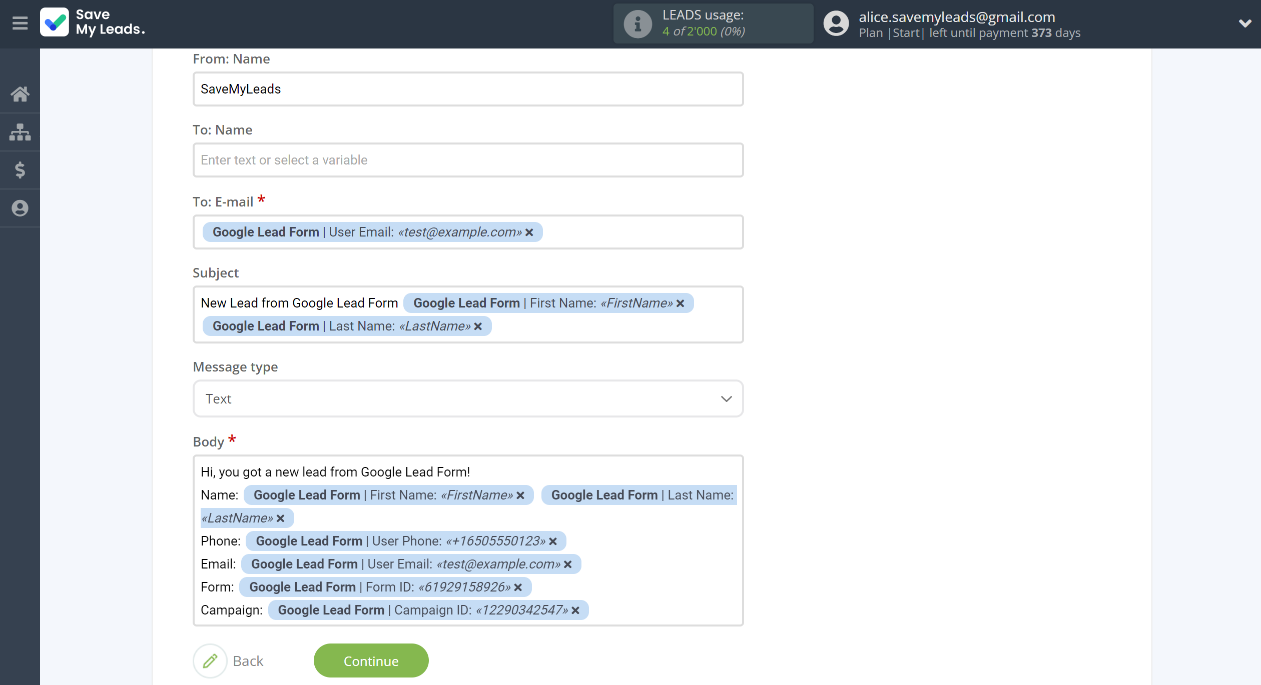 How to Connect Google Lead Form with Amazon Workmail | Assigning fields