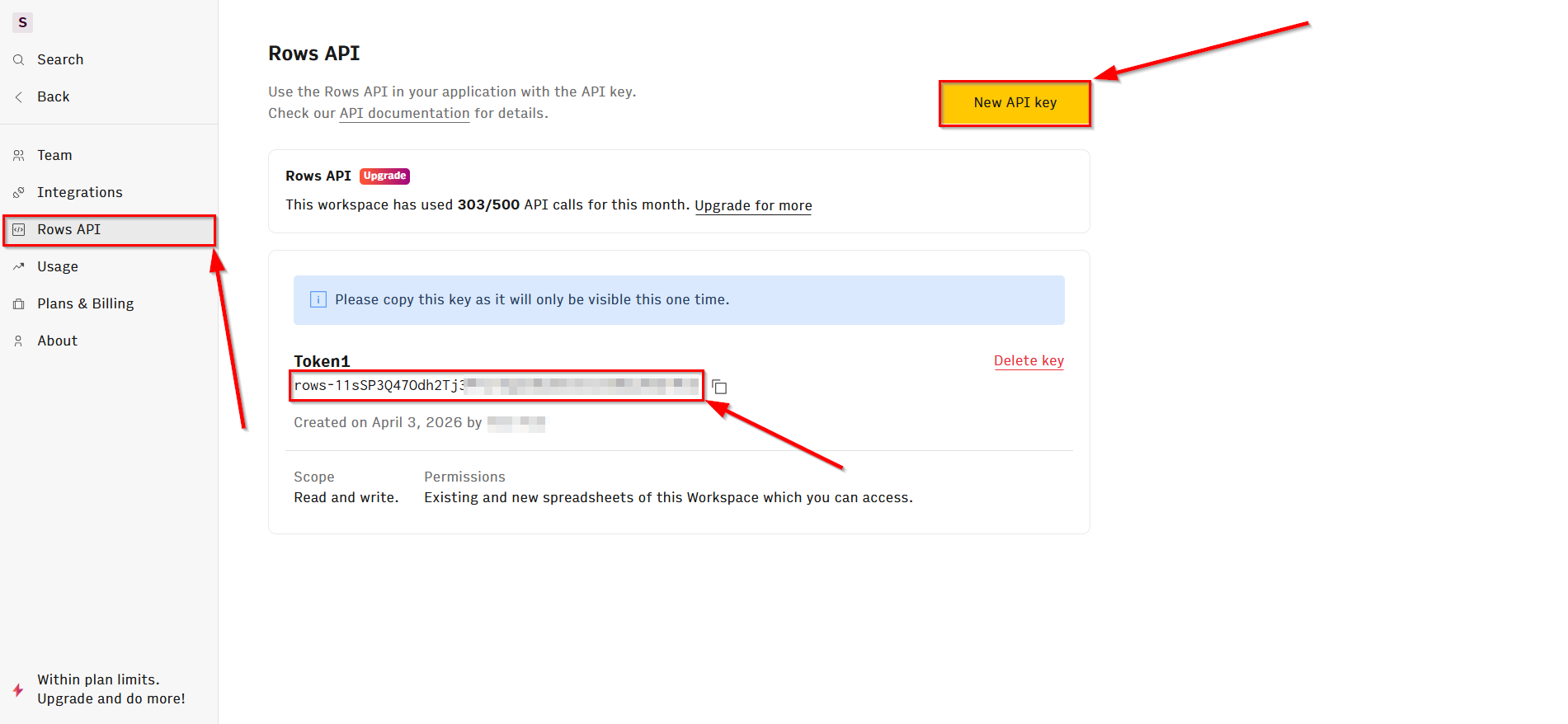 How to Connect Google Lead Form with Rows Add Row | Data Destination account connection