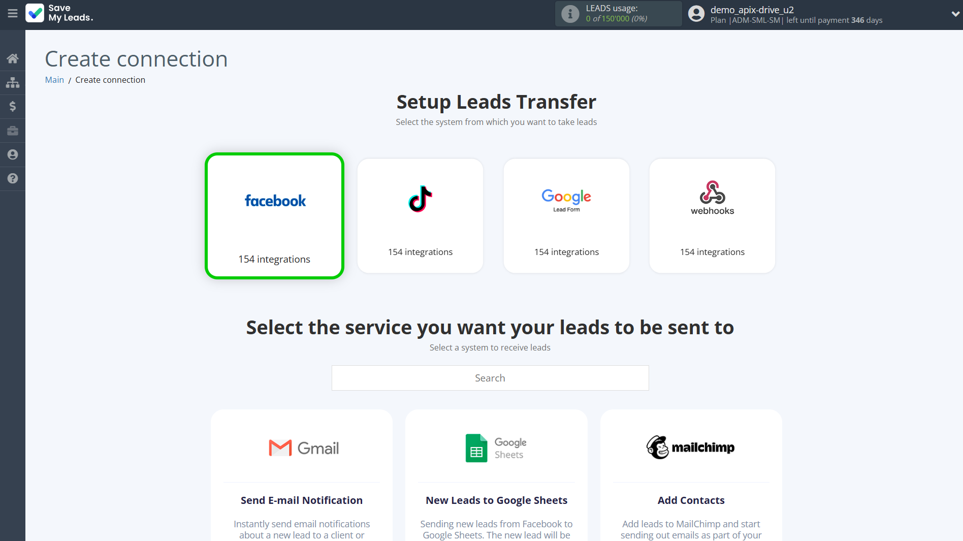How to Connect Facebook with MailerLite | Data Source system selection How to Connect Facebook with MailerLite | Data Source system selection