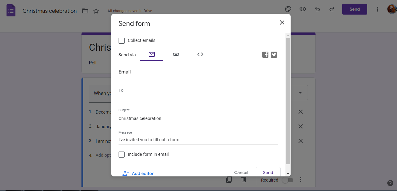 Google Forms and Jotform | Publish Google Forms