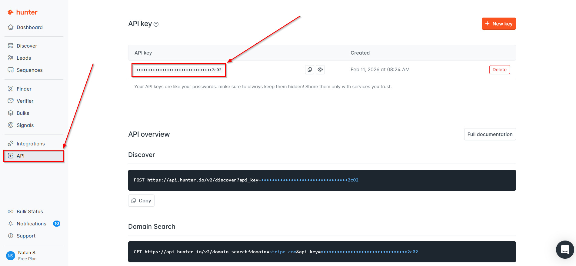 How to Connect Google Lead Form with Hunter.io Create Contact | Data Destination account connection
