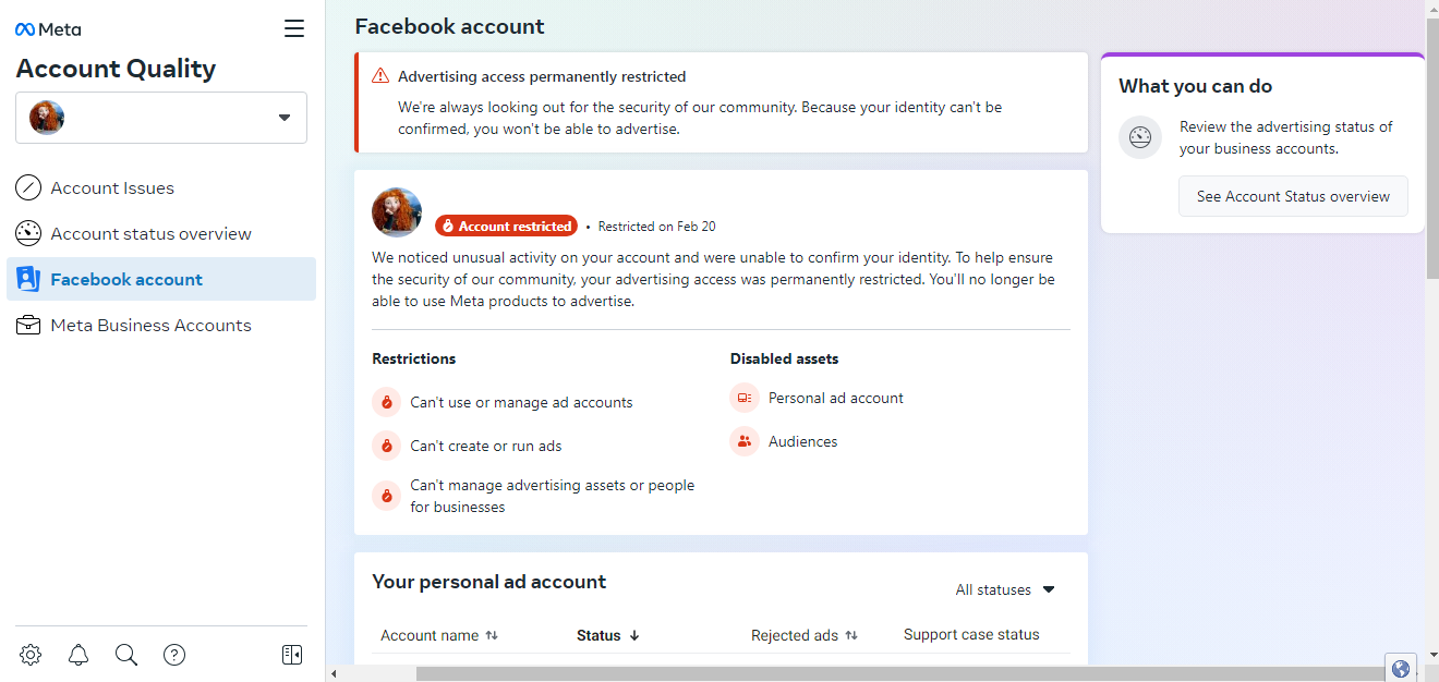 How to Unblock an Account in Facebook Ads Manager | Account restricted