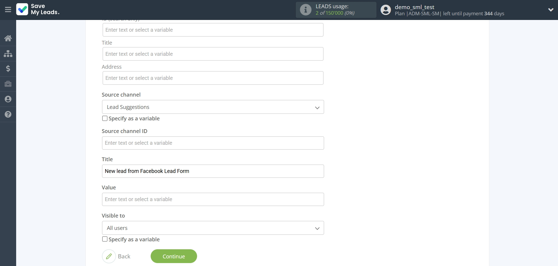 How to Connect Facebook  with Pipedrive Create Lead | Assigning fields How to Connect Facebook  with Pipedrive Create Lead | Assigning fields