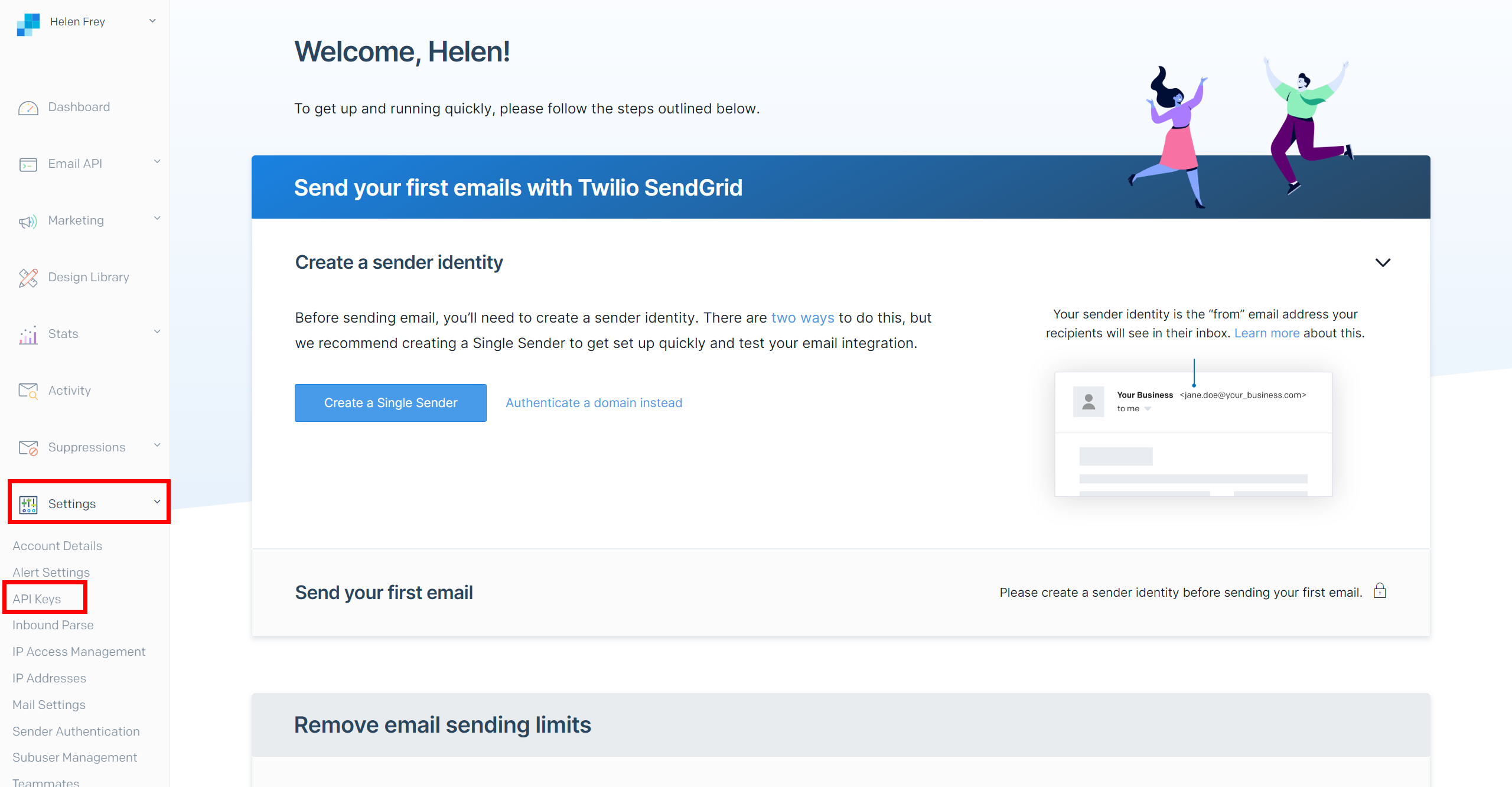 How to Connect Webhooks with SendGrid | Data Destination account connection