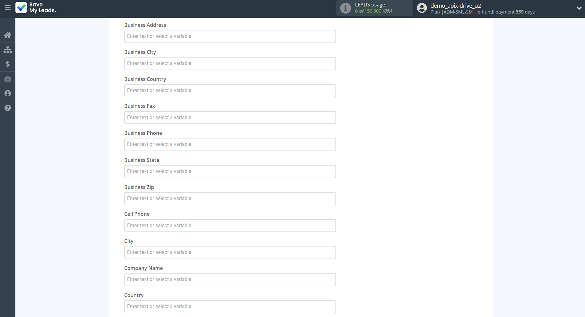 How to Connect Facebook with Benchmark Email | Assigning fields