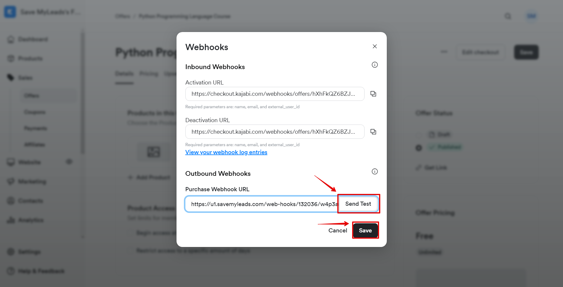 How to Connect Webhooks with Lemlist | Data Source account connection