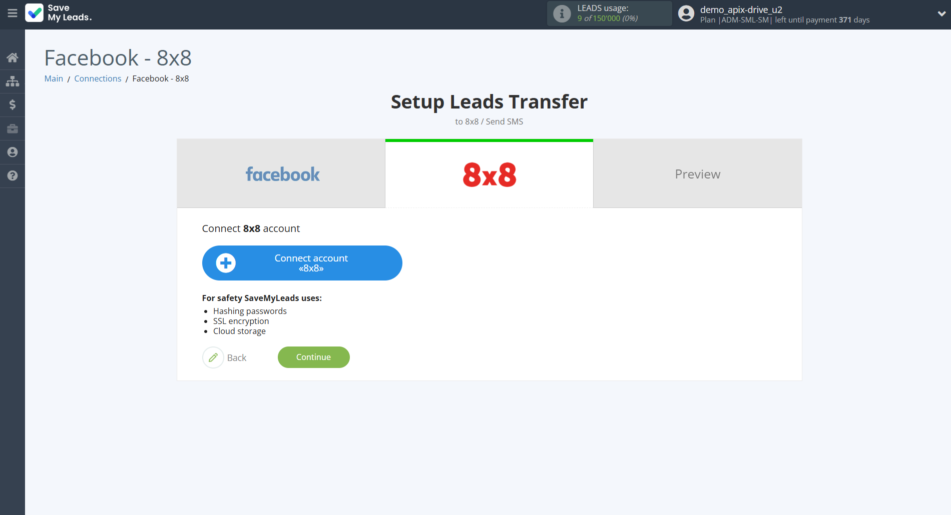 How to Connect Facebook with 8x8 | Data Destination account connection How to Connect Facebook with 8x8 | Data Destination account connection