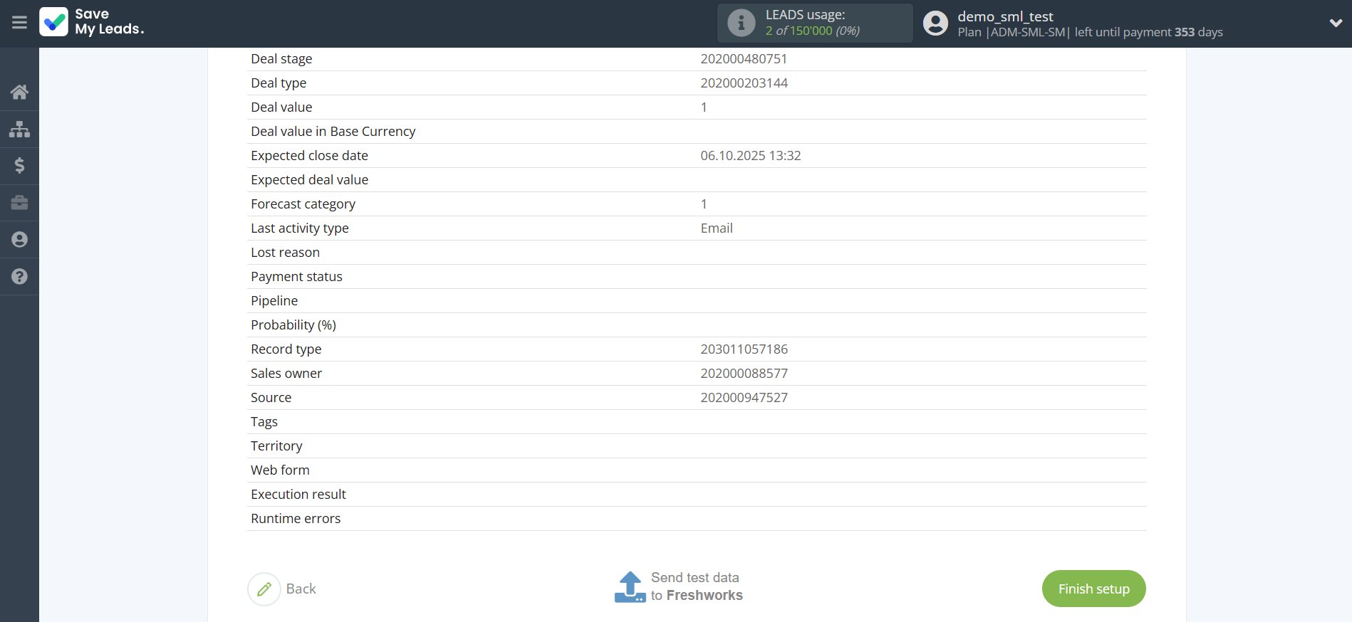 How to Connect Facebook with Freshworks Create Deal | Test data How to Connect Facebook with Freshworks Create Deal | Test data