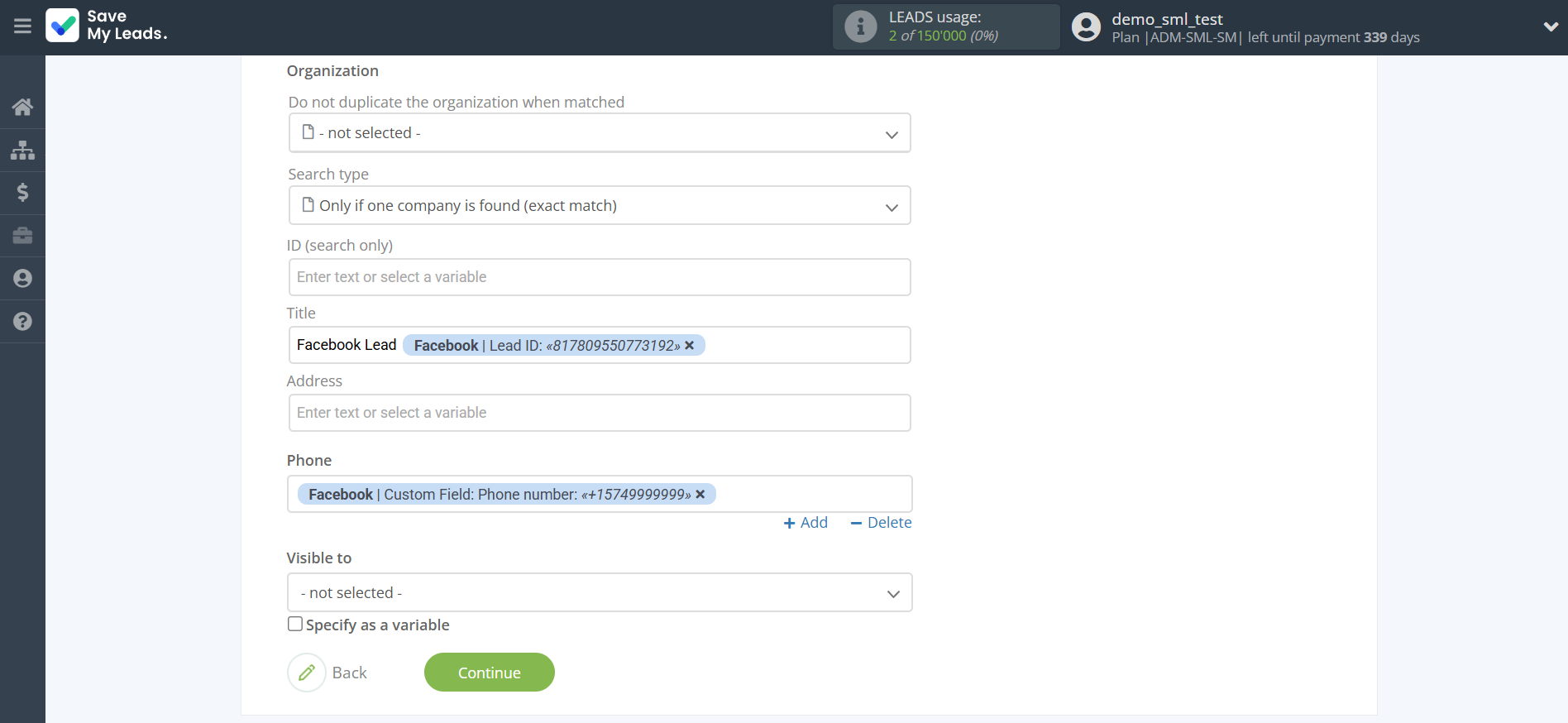 How to Connect Facebook with Pipedrive Create Contacts | Assigning fields How to Connect Facebook with Pipedrive Create Contacts | Assigning fields