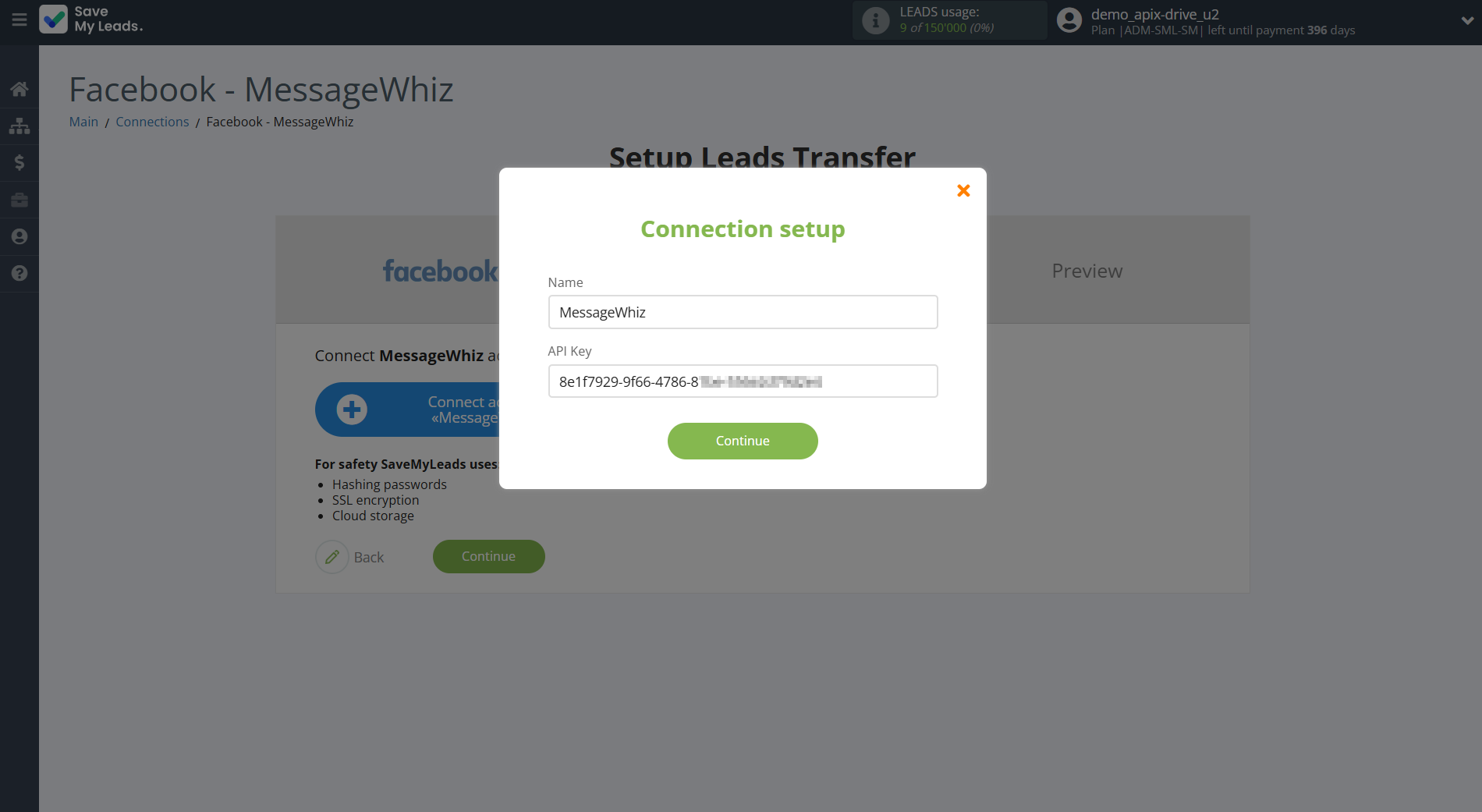 How to Connect Facebook with MessageWhiz | Data Destination account connection How to Connect Facebook with MessageWhiz | Data Destination account connection